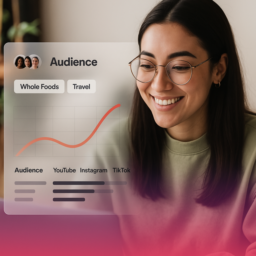 Audience Parting concept visualization